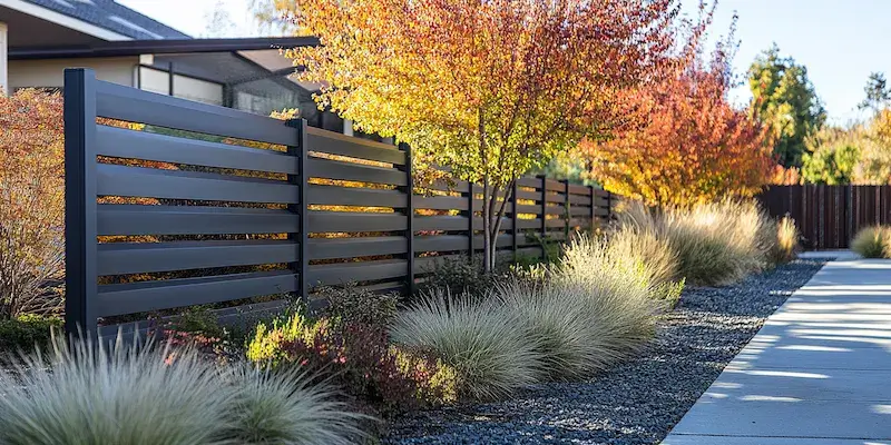 Polnische Metallzäune